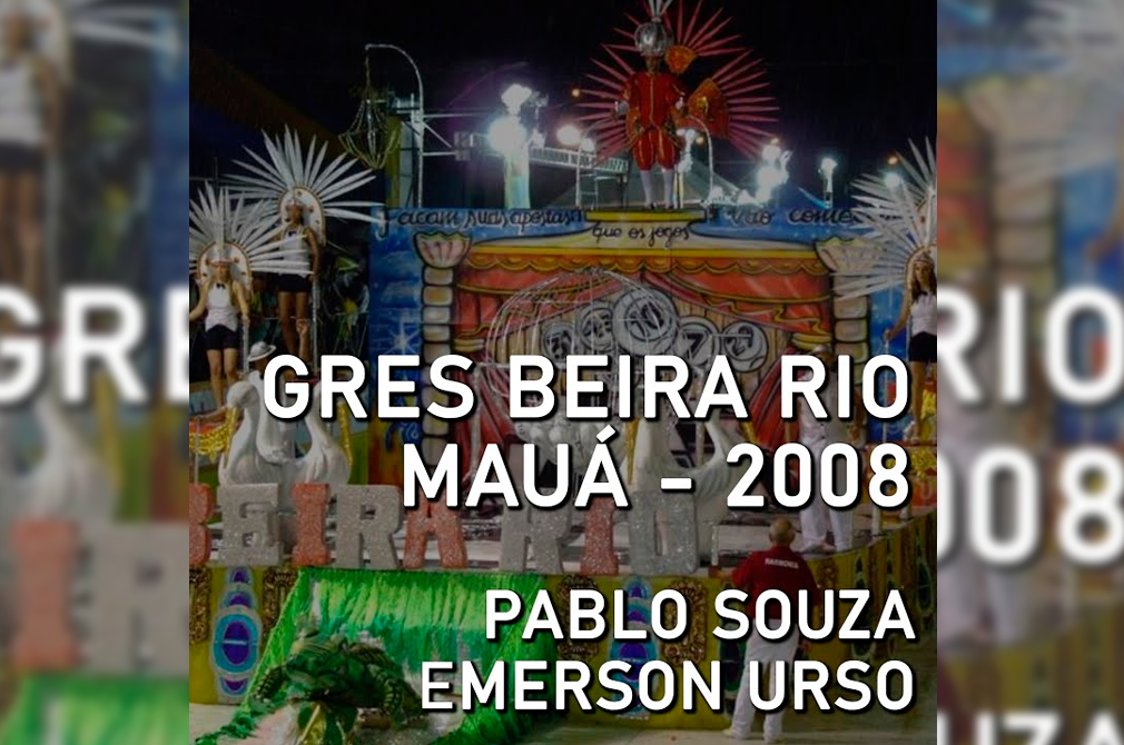 Pablo Souza foi o compositor campeão do carnaval 2008 na GRES Beira-Rio de Mauá